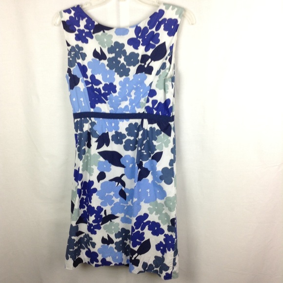 Boden Dress 4P Lined Side Zipper Mini Ribbon Waist - Picture 2 of 6